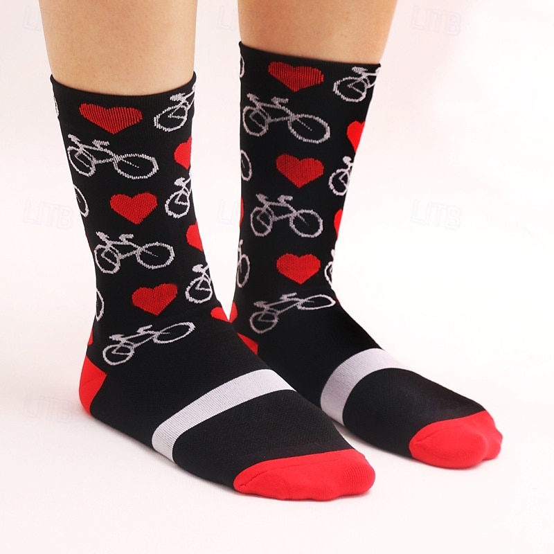 Calcetines unisex, calcetines de compresión, calcetines de bicicleta, calcetines deportivos, calcetines atléticos, para acampar/senderismo, ejercicio al aire libre, ciclismo/bicicleta, cálidos, 2025 - $5.19 –P1