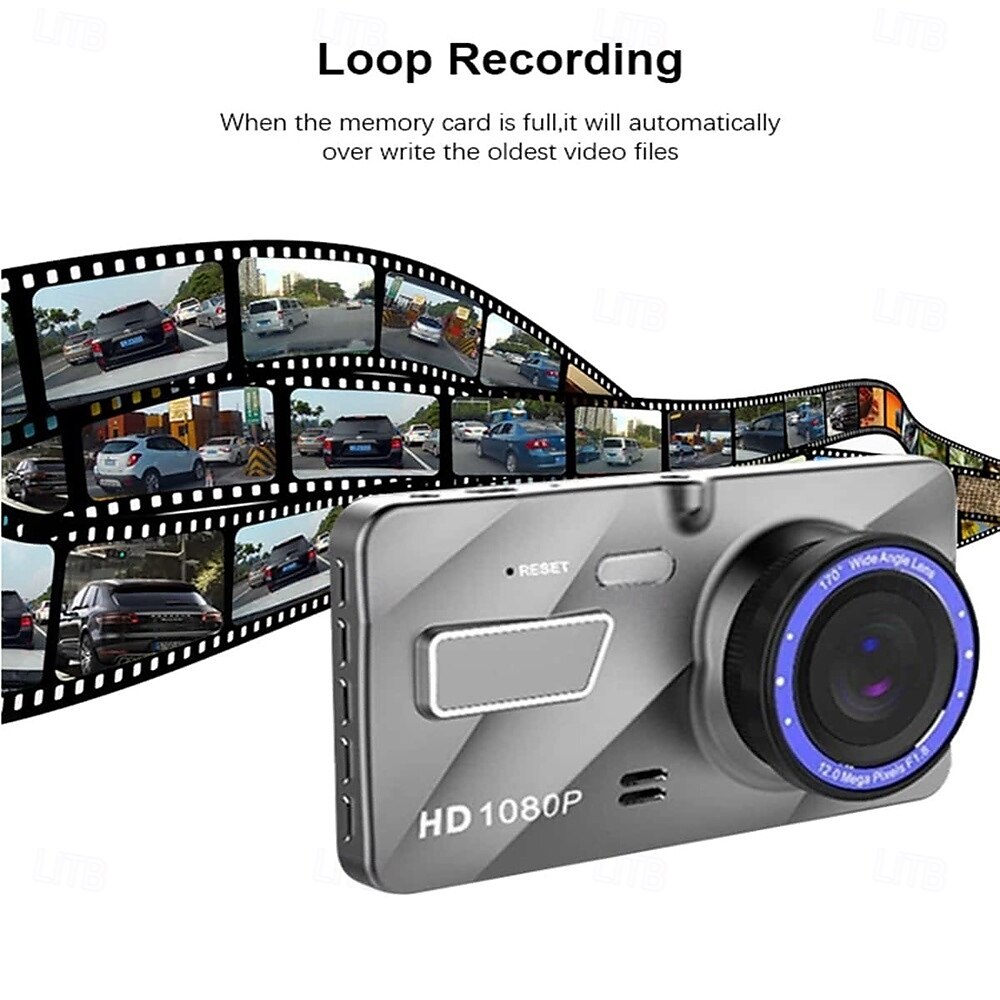 A10 1080p New Design / Full HD / HD Car DVR 170 Degree Wide Angle 4 inch IPS Dash Cam with Night Vision / G-Sensor / Parking Monitoring Car Recorder 2025 - $45.99 –P13