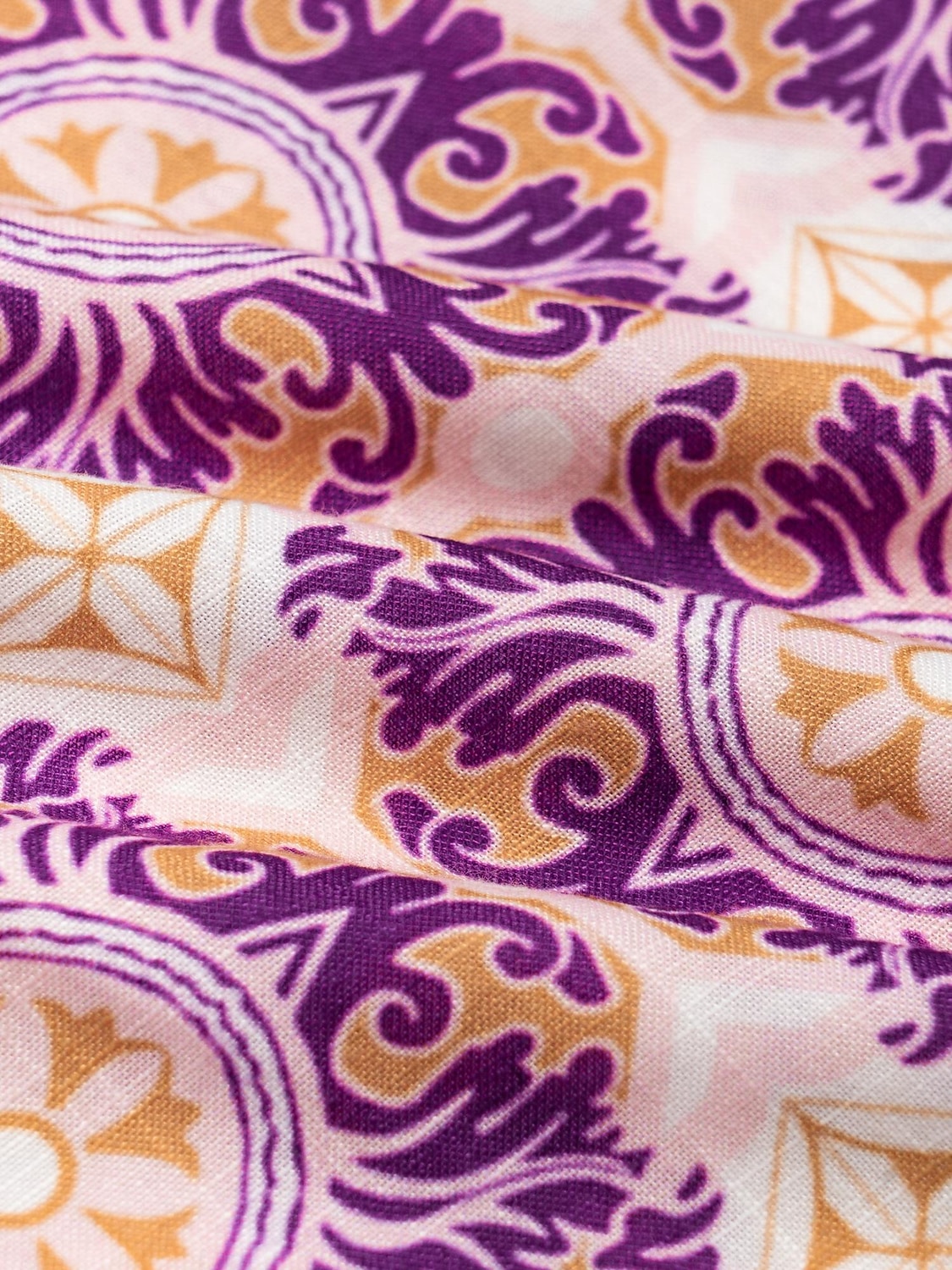 robe longue ethnique à col cranté et fleurs de 2025 ? $52.99 –P12