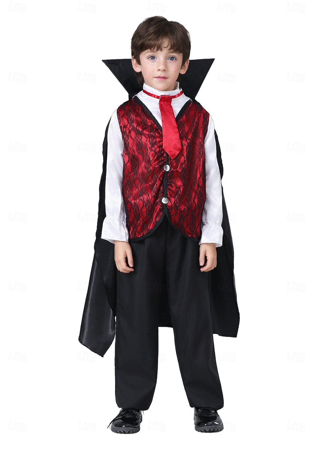 Upír předvečer Všech svatých Kostým Středověké Dětské Chlapecké Karneval Plesová maškaráda Jednoduché Halloweenské kostýmy Oblékněte se 2025 - $43.99 –P1