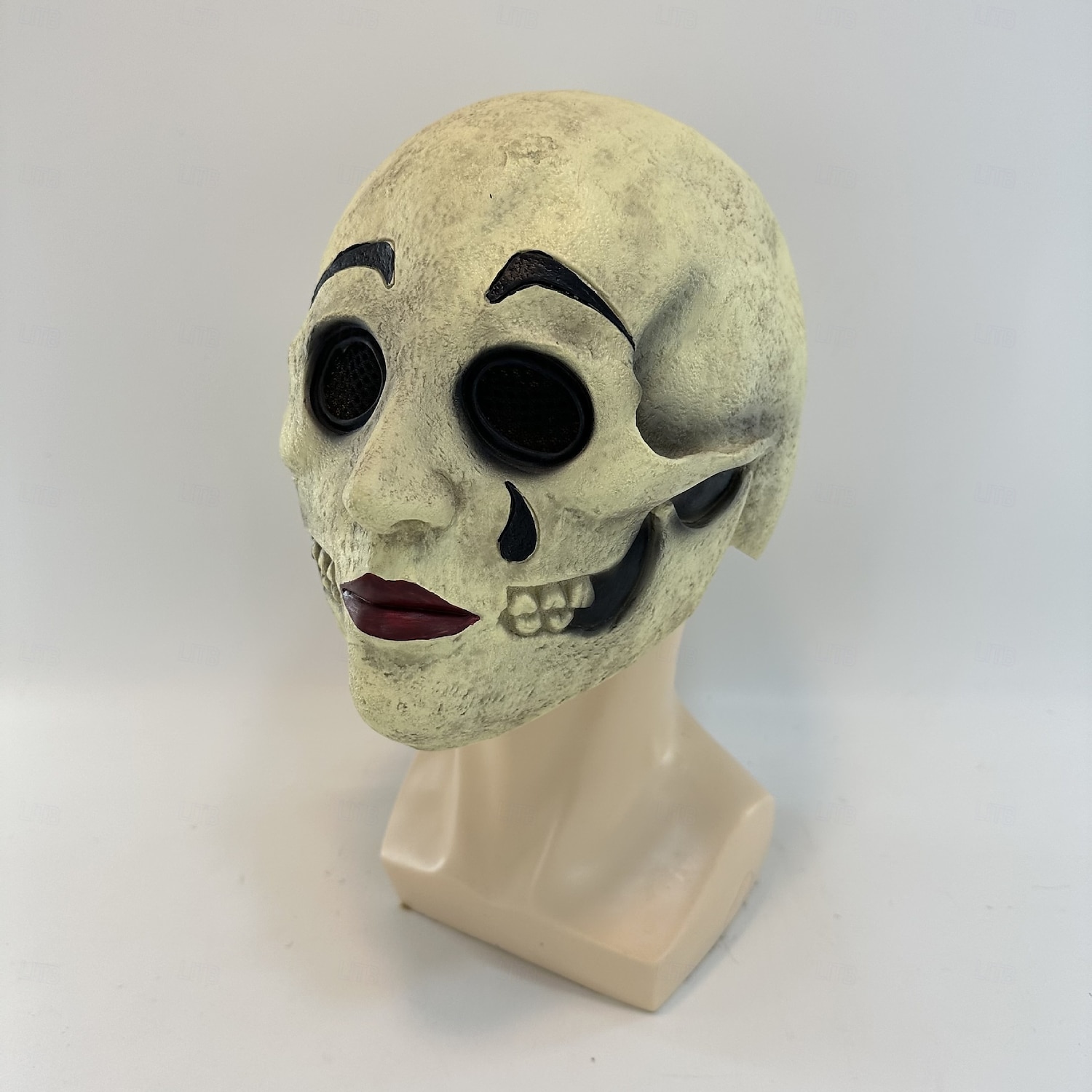 Ein Spuk in Venedig Geist Maske Voller Kopf Erwachsene Herren Damen Gruseliges Kostüm Leistung Party Halloween Karneval Einfaches Karnevalskostüm 2025 - $20.99 –P10