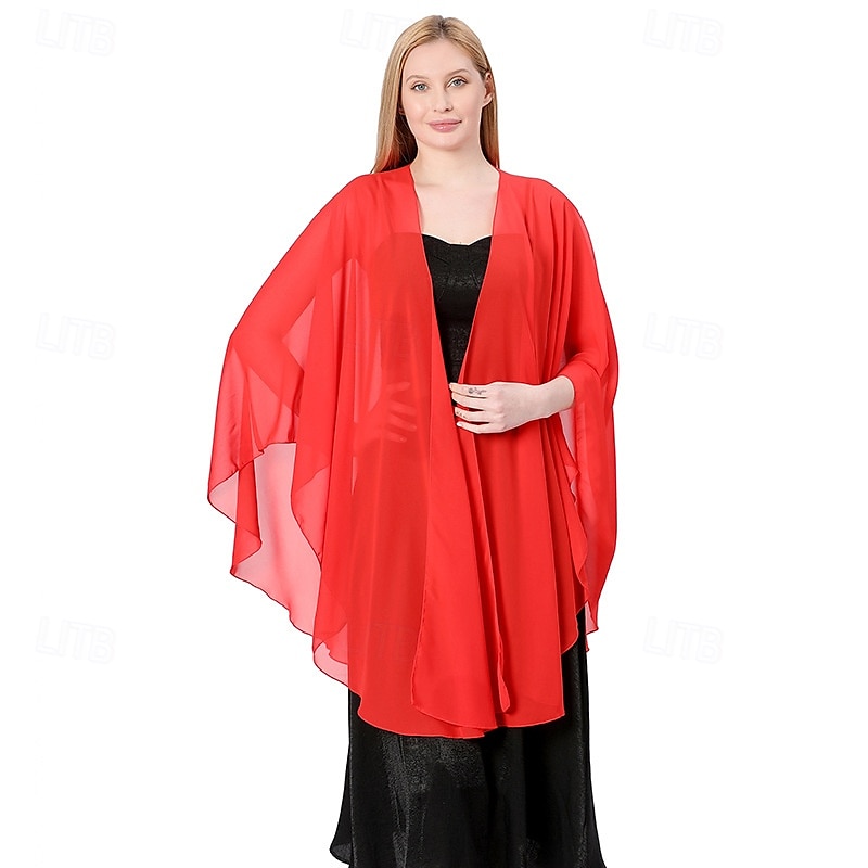Women's Shawls and Wraps for Evening Dress Chiffon Scarf Soft Elegant Pashmina Wedding Bridal Scarve 2025 - $30.99 –P16