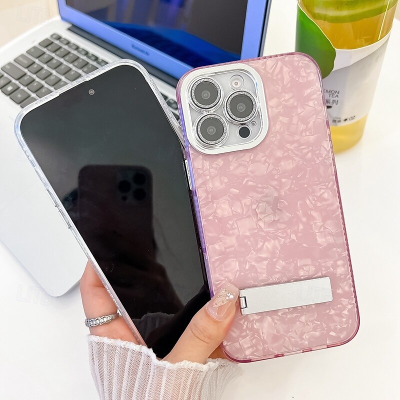 téléphone Coque Pour iPhone 16 Pro Max Plus iPhone 15 14 Pro Max Plus iPhone 13 Pro Max Coque Arriere Avec Support Protecteur d'objectif de caméra Antichoc Placage PC de 2025 ? $13.99 –P6