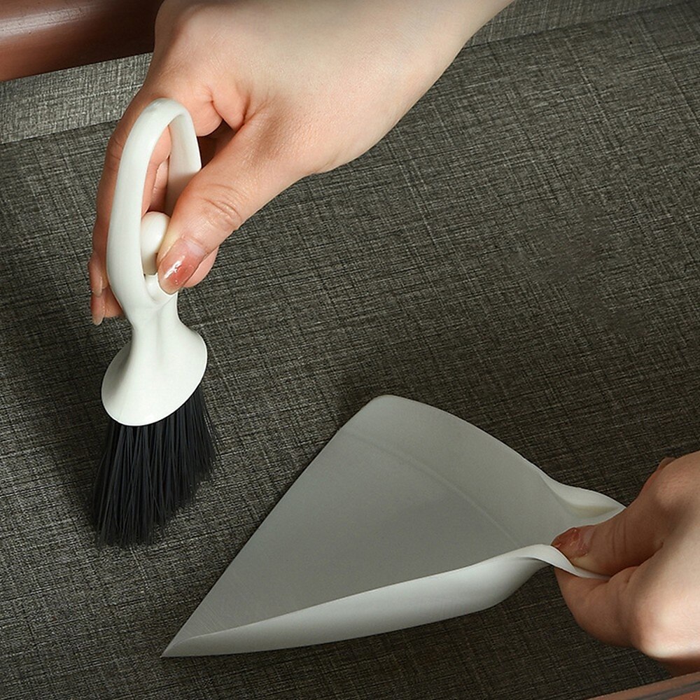 mini balai &Ensemble pelle à poussière – brosse de nettoyage de bureau pour clavier, tiroirs, coins &petits espaces, outil de nettoyage ménager de 2025 ? $6.49 –P4