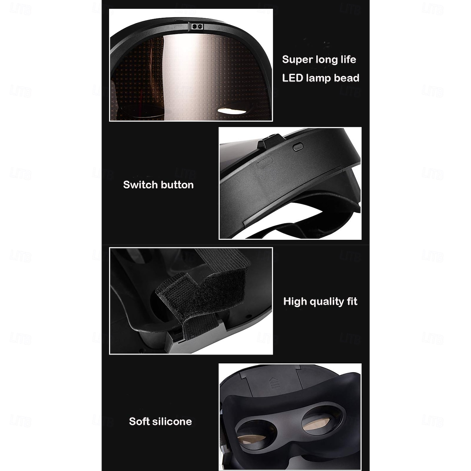 Esprit Crâne Masque de carnaval Masque LED Adulte Unisexe Déguisement effrayant Utilisation Soirée Halloween Carnaval mardi Gras Costume de carnaval facile de 2025 ? $153.99 –P7