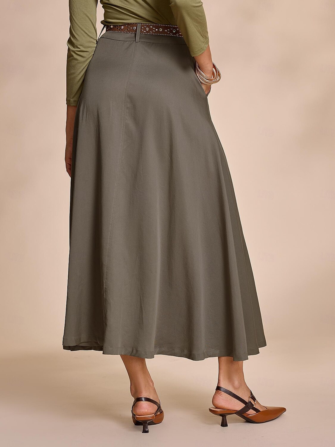 tencel zseböv maxiszoknya 2025 - $45.99 -P3