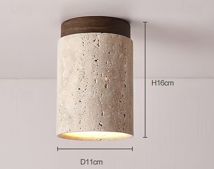 LED Ceiling Lights Warm White 1-Light Japanese Wabi Sabi Hotel Lobby Corridor Close to Ceiling Lighting Creative Restaurant Room Balcony Ceiling Lamp Fixtures 100-265V 2025 - $53.99 –P7