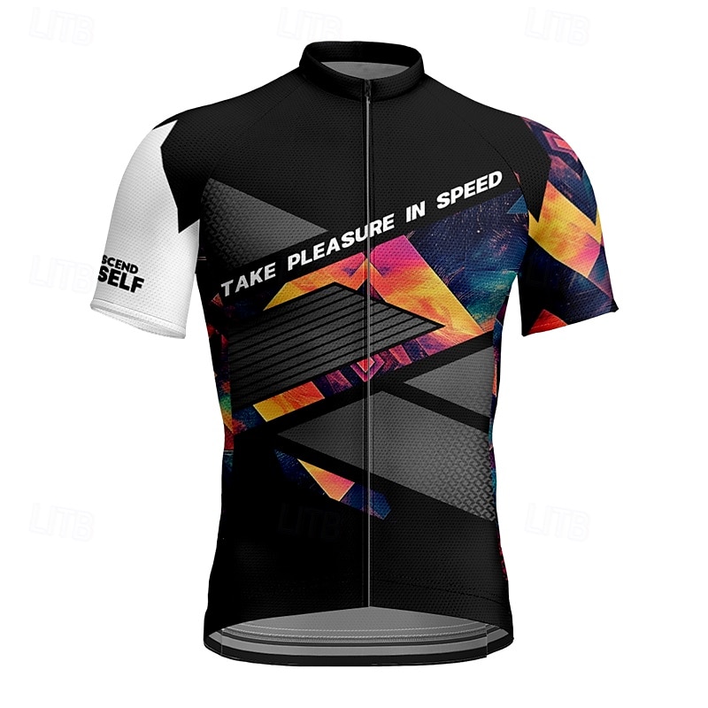 Herr Cykeltröja Kortärmad Cykel T-shirt Tröja med 3 bakfickor Bergscykling Andningsfunktion Snabb tork Anatomisk design Uppsugande Vit Gul Blå sporter Kläder 2025 - $30.99 –P1