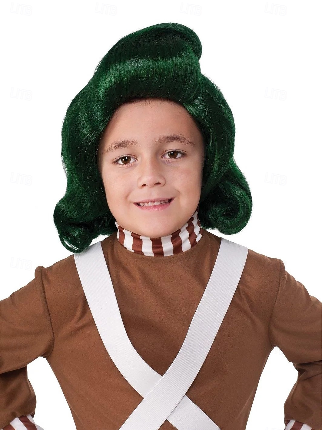 Willy wonka továrna na čokoládu oompa loompa dětská paruka halloween cosplay party paruky 2025 - $17.99 –P2
