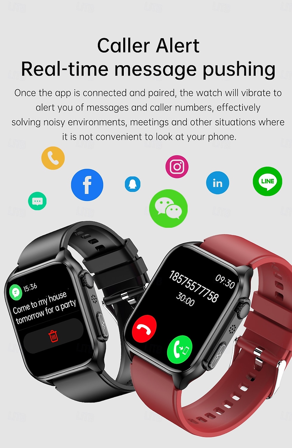 TK12 Smart Watch 1.96 inch Smartwatch Fitness Running Watch Bluetooth ECG+PPG Pedometer Call Reminder Compatible with Smartphone Women Men Long Standby Hands-Free Calls Waterproof IP 67 46mm Watch 2025 - $69.99 –P13