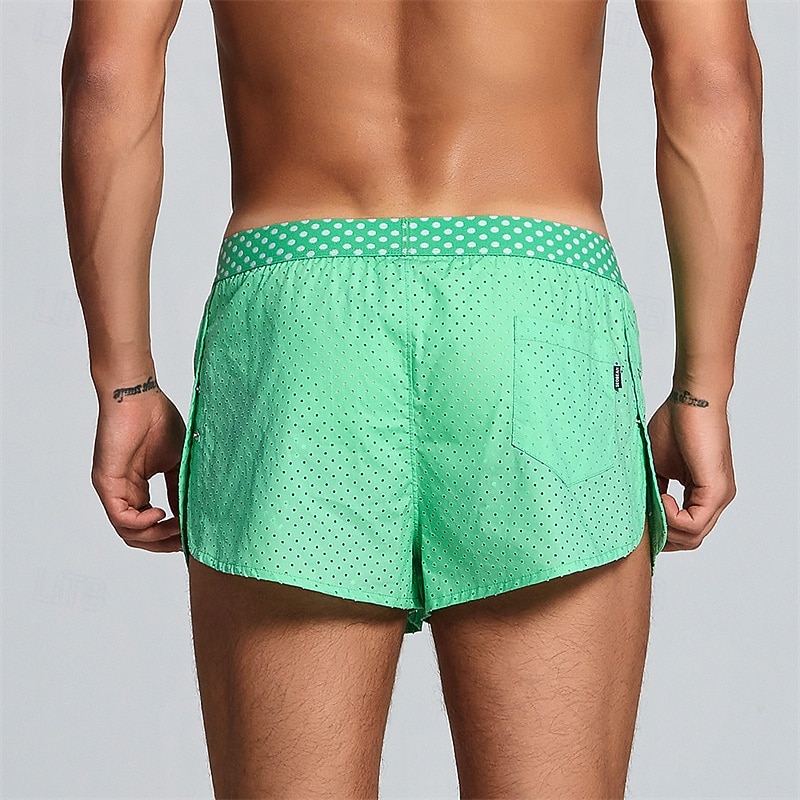 Herren 1 pc Unterwäsche Boxer Boxer-Shorts 100% Baumwolle Atmungsaktiv Weich Komfortabel Buchstabe Mittlere Hüfthöhe Schwarz Rosa 2025 - $16.49 –P12