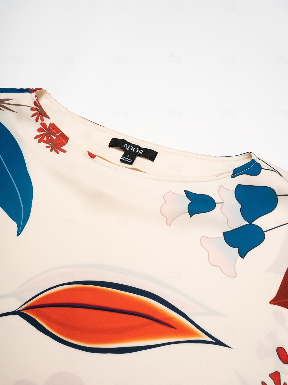 Mujer Floral Casual Casual Diario Manga magiar Albaricoque Dobladillo irregular De Gran Tamaño Estampado Manga 3/4 Elegante Diario Escote Barco Primavera & Otoño Otoño Temporadas Cruzadas 2026 - $56.99 –P9