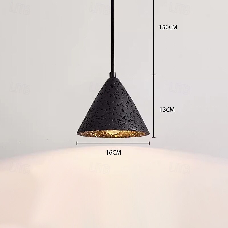 lampada a sospensione a led bianco caldo 1/2/3/4 luci postmoderna moderna nordica illuminazione a sospensione in metallo semplice paralume affusolato ristorante lampada a sospensione per isola cucina del 2025 a $168.99 –P10