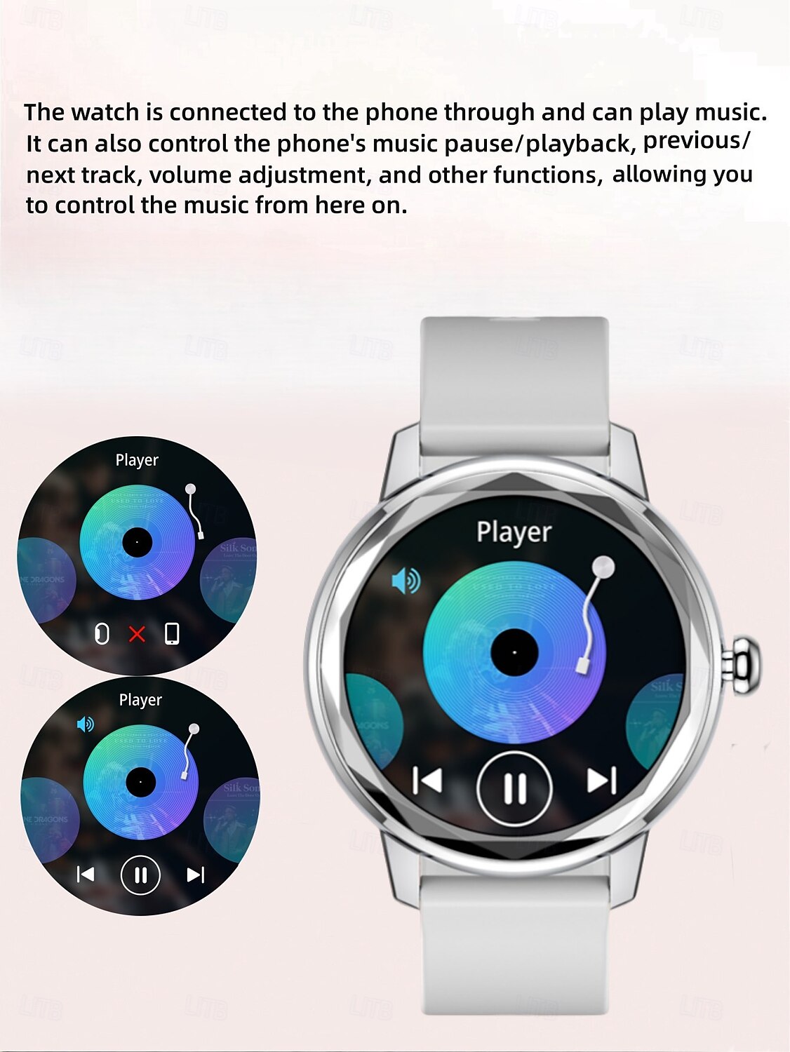 2025年 スマートウォッチ スポーツ 多機能 防水 フルタッチスクリーン スマートウォッチ Android iOS 対応 流れるようなライト UI 5 UI スタイルで複数のスポーツモードを切り替え 低消費電力 ワンクリック接続  コレクション – $44.99 –P15