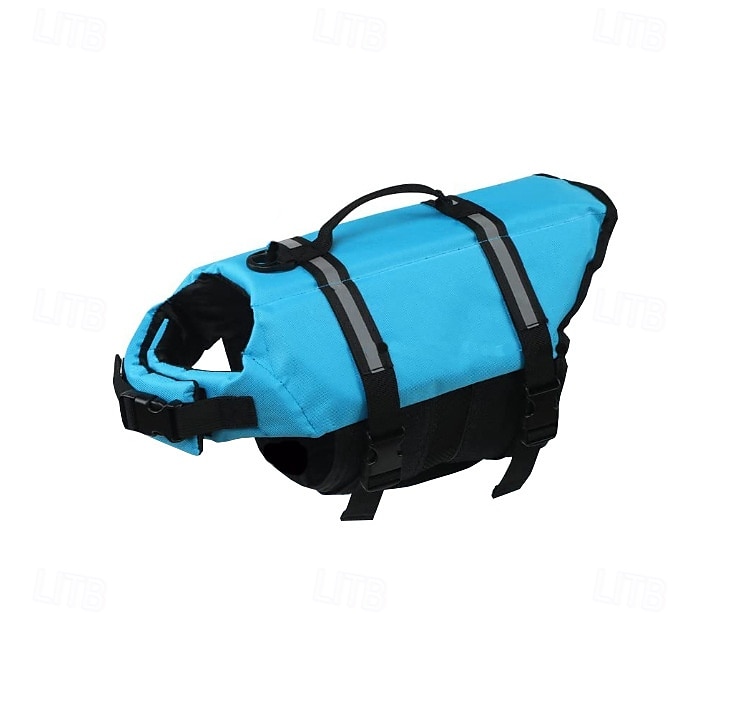 Dog Harness Vest Life Vest Dog Life Jacket Sports & Outdoors Portable Reflective Adjustable Waterproof Breathable Washable Party Outdoor Sports Traveling Pool Dog Clothing for Cat Dog Husky Labrador 2025 - $23.99 –P6