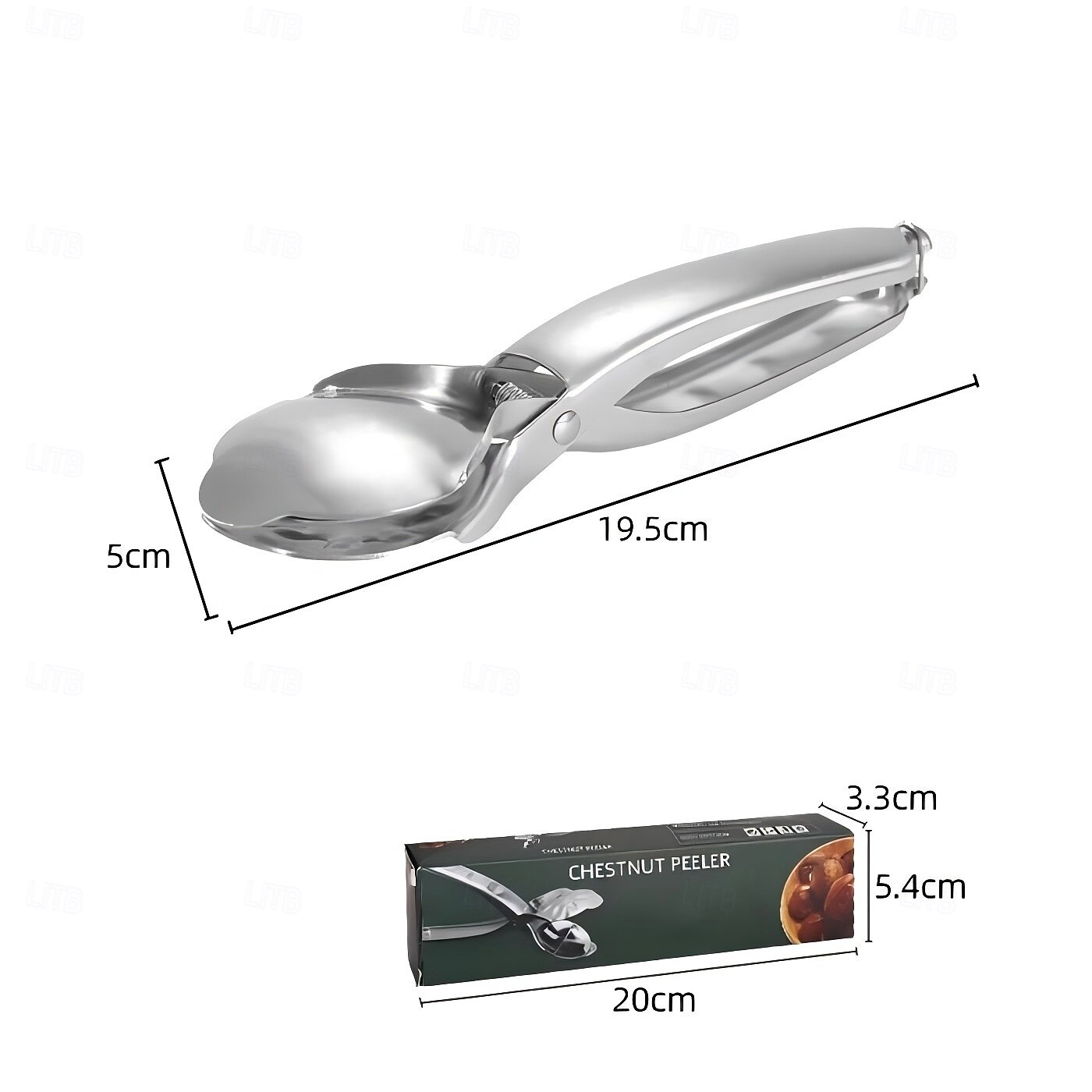 Abridor de cáscaras de castañas de acero inoxidable con hoja dentada: herramienta de pelado transversal fácil para asar  & hornear - apto para lavavajillas 2025 - $15.99 –P2
