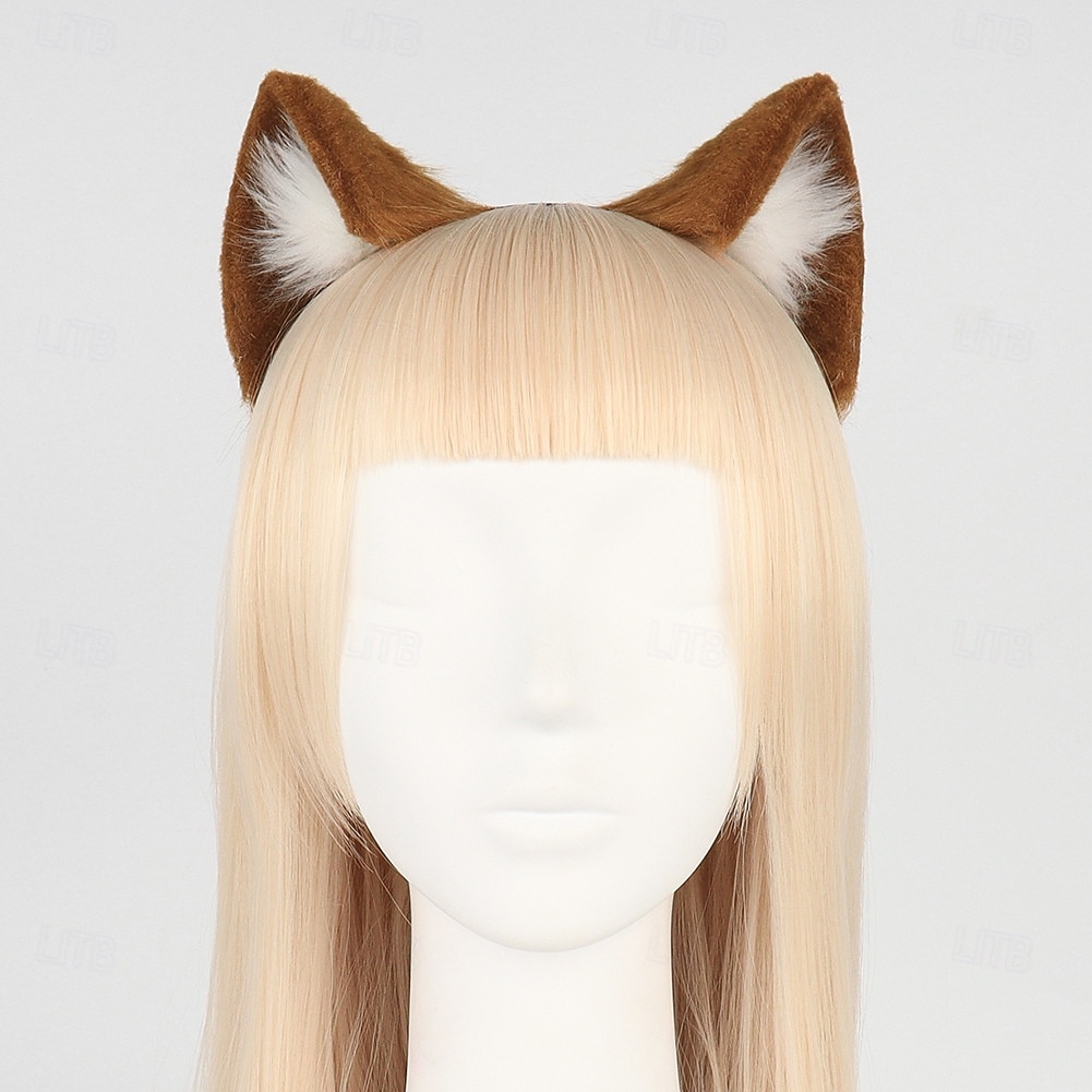 donne ragazze lolita peluche ornamenti per capelli orecchie di gatto animale fascia festa di carnevale cerchietti per capelli anime lupo orecchio cosplay oggetti di scena fantasiosi del 2025 a $19.99 –P7