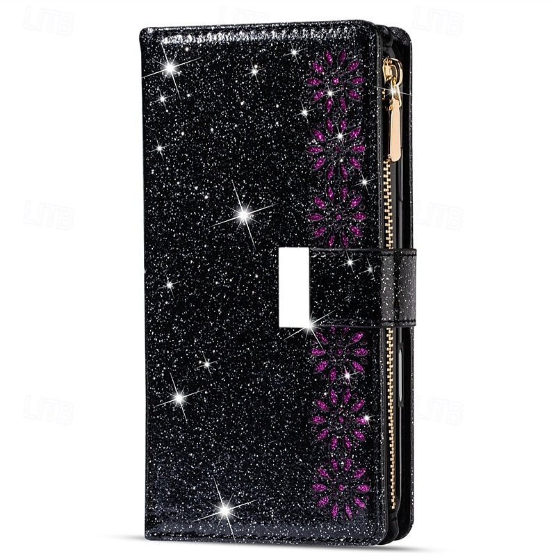 Phone Case For iPhone 16 Pro Max Plus iPhone 15 Pro Max Plus iPhone 14 13 12 11 Pro Max Plus Mini SE Wallet Case with Stand Holder Magnetic Zipper Retro TPU PU Leather 2025 - $24.99 –P16