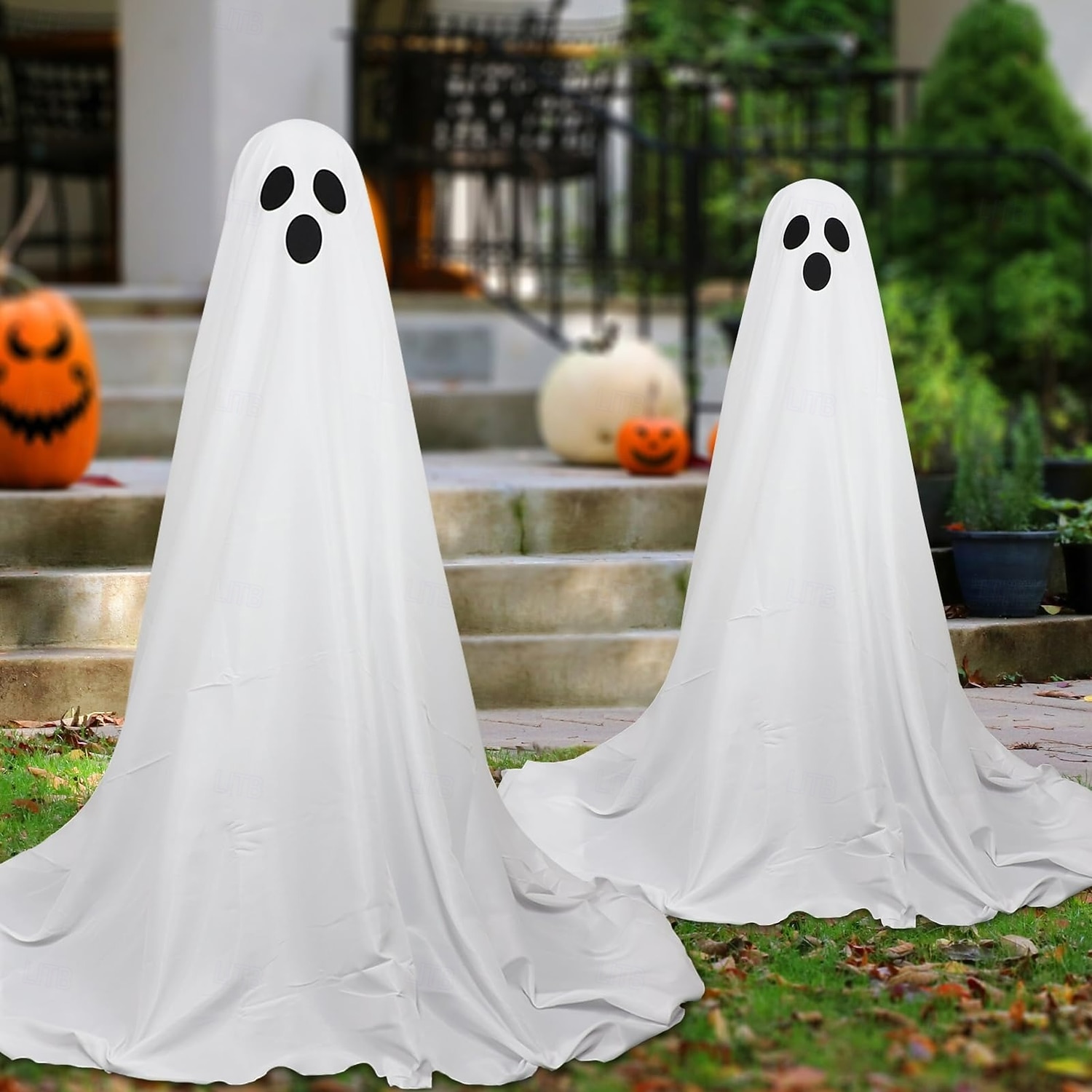 Halloween Decorations Lighted Ghosts Outdoor Decoration Lights Yard Halloween Standing Ghost Lights Battery Operated Porch for Patio Spooky Atmosphere Decorations 1pc 2026 - $30.99 –P19