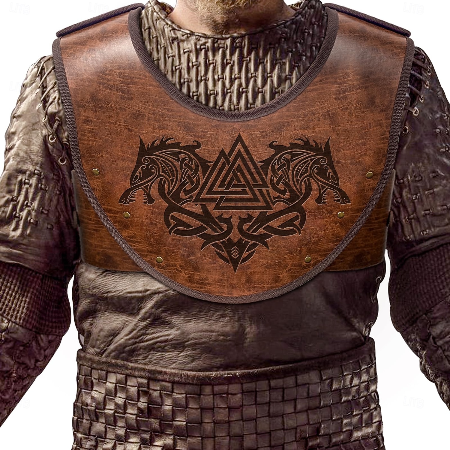 Medieval Renaissance 17th Century Maxi Dresses Warrior Fancy Dress Men's Viking Halloween Carnival Masquerade Performance Stage Adults' Chest Guard 2026 - $45.99 –P1