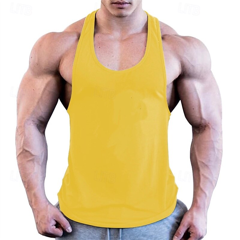 Bărbați Rezervă de antrenament Αμάνικο για τρέξιμο Bluză de Sală Fără manșon Vestă Casual Îmbrăcăminte Atletică Bumbac Respirabil Uscare rapidă Απαλό Gimnastică antrenament Alergat Mers Echipament 2025 - $8.39 –P1