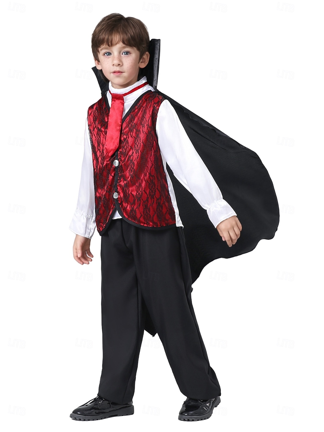 Upír předvečer Všech svatých Kostým Středověké Dětské Chlapecké Karneval Plesová maškaráda Jednoduché Halloweenské kostýmy Oblékněte se 2025 - $43.99 –P3