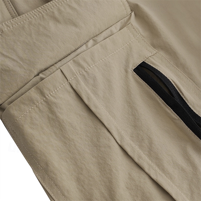 Herr Taktiska shorts Cargo-shorts Ficka med blixtlås Slät Vattentät Andningsfunktion Utomhus Dagligen Utekväll Mode Ledigt Svart Grön 2025 - $27.99 -P8
