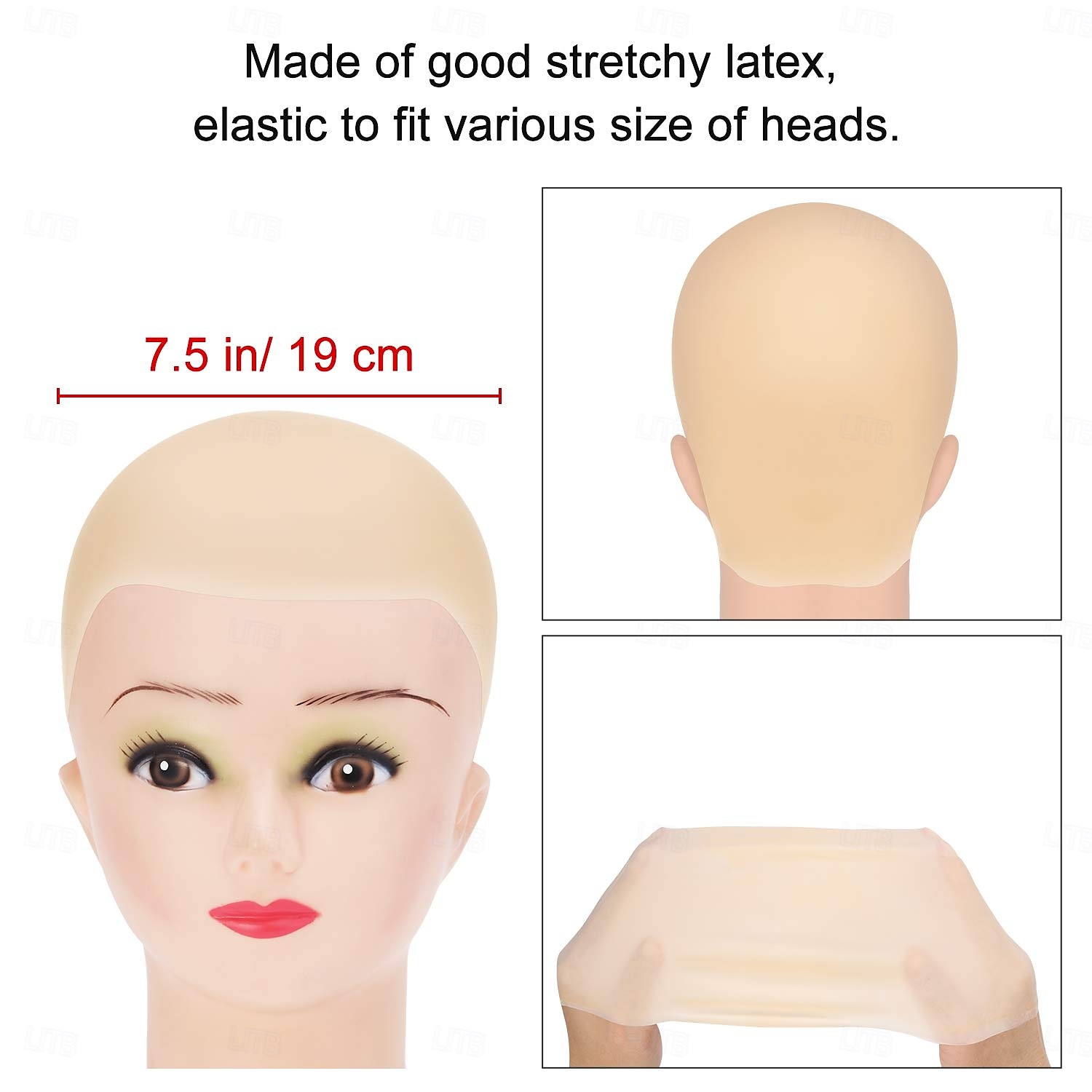 předvečer Všech svatých Plešaté čepice Make-up plešatá hlava Legrační kostým Dětské Dospělé Pánské Dámské Chlapecké předvečer Všech svatých Karneval Jednoduché Halloweenské kostýmy Oblékněte se 2025 - $18.49 –P1