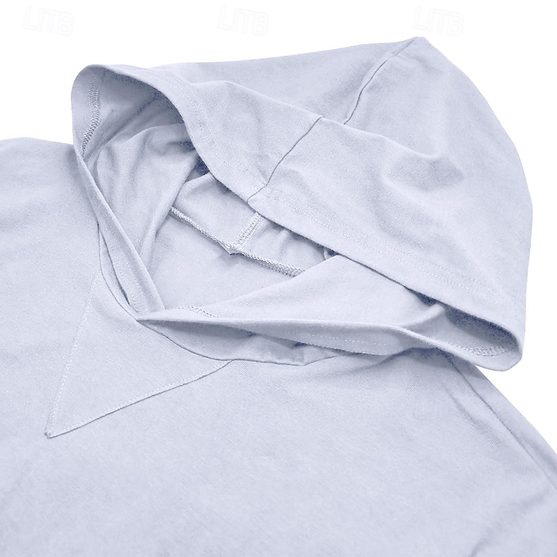 Hombre Sudadera Negro Blanco Verde Ejército Azul Real Caqui Con Capucha Plano Deporte Diario Festivos Algodón Ropa de calle Básico Casual Primavera & Otoño Ropa Sudaderas con capucha Sudaderas 2025 - $23.99 –P19