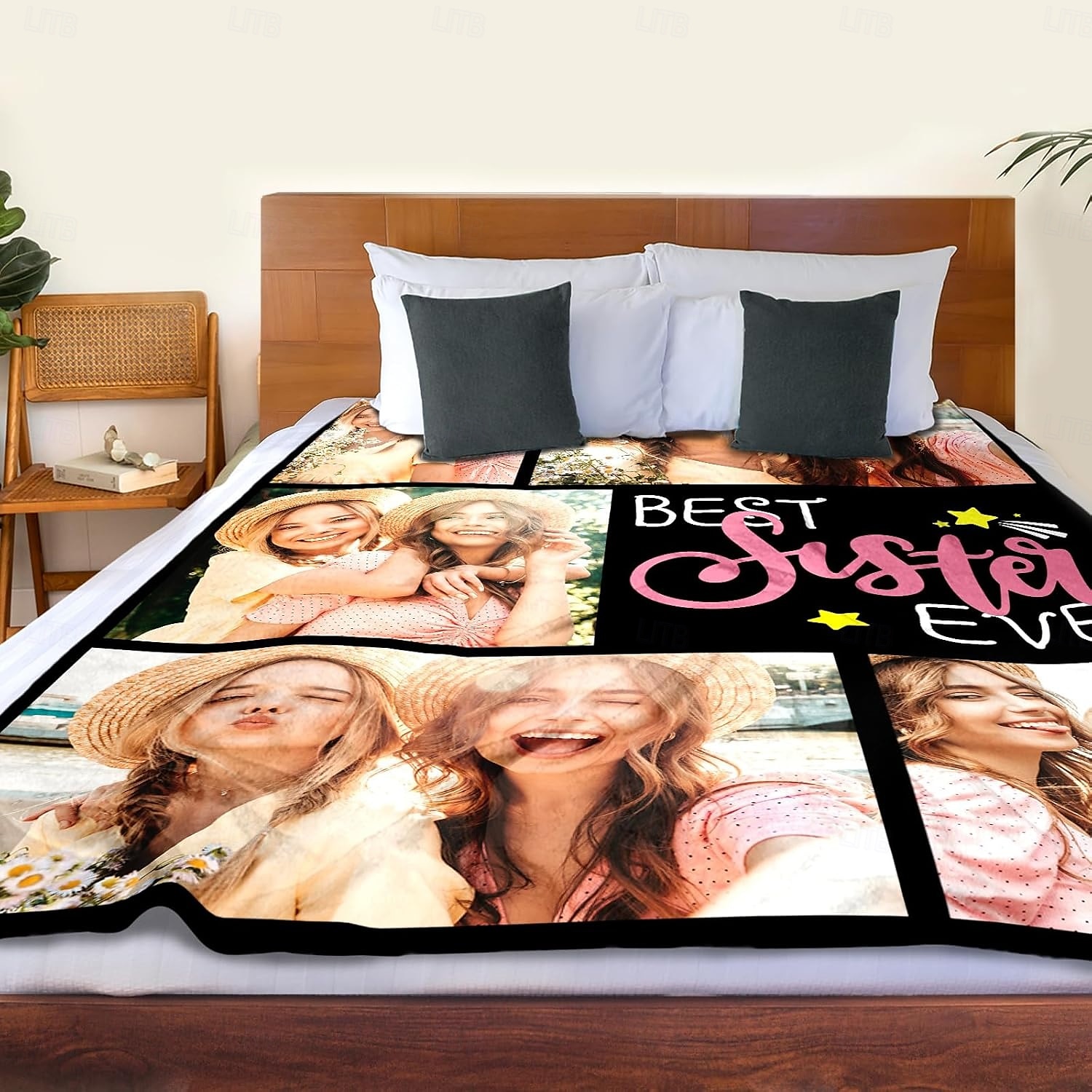 Coperta Personalizzata Regali I Migliori Regali Mai Una Coperta Lussuosa che Crea Momenti Preziosi del 2025 a $30.99 –P5