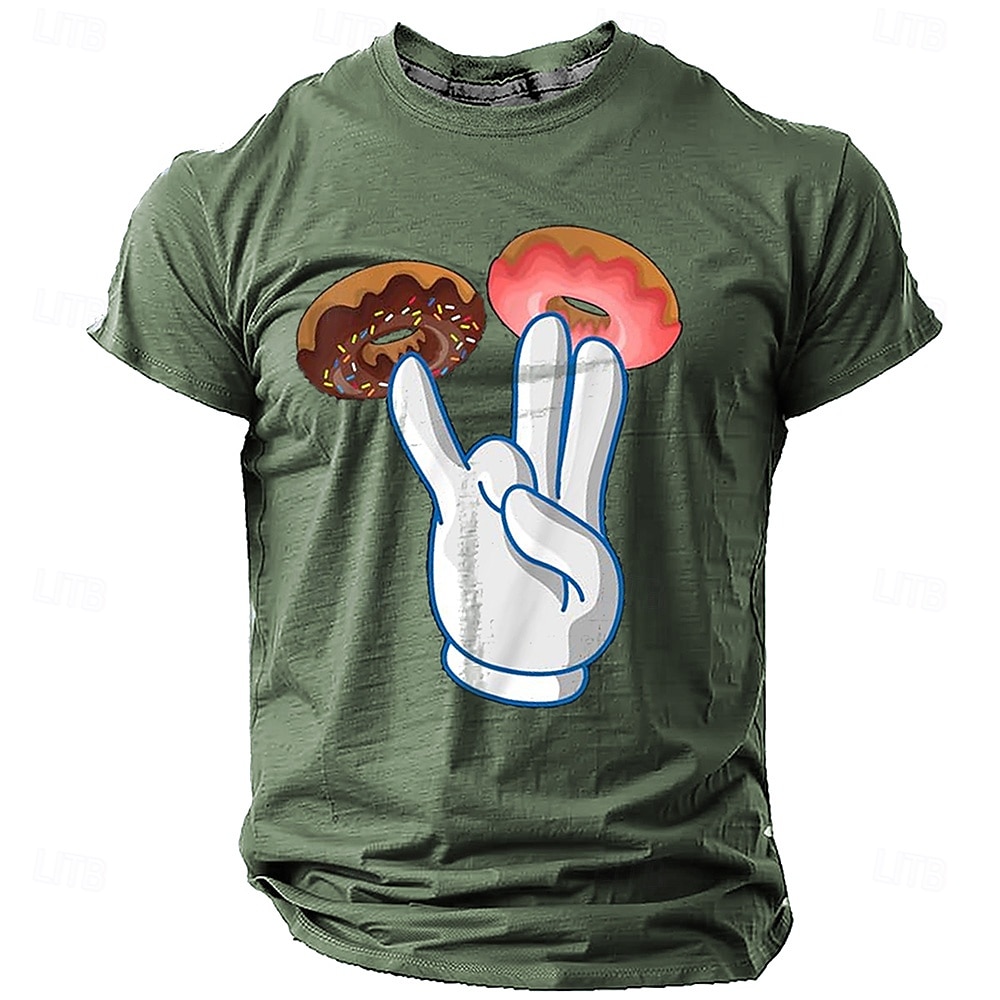 Men's Adult Humor Funny T shirt Short Sleeve T shirt 3D Print Crew Neck Shirt Retro Vintage Casual Street Style Street Sports Outdoor Casual Black Blue Green Spring & Summer Clothing Apparel S M L XL 2025 - $17.99 –P4