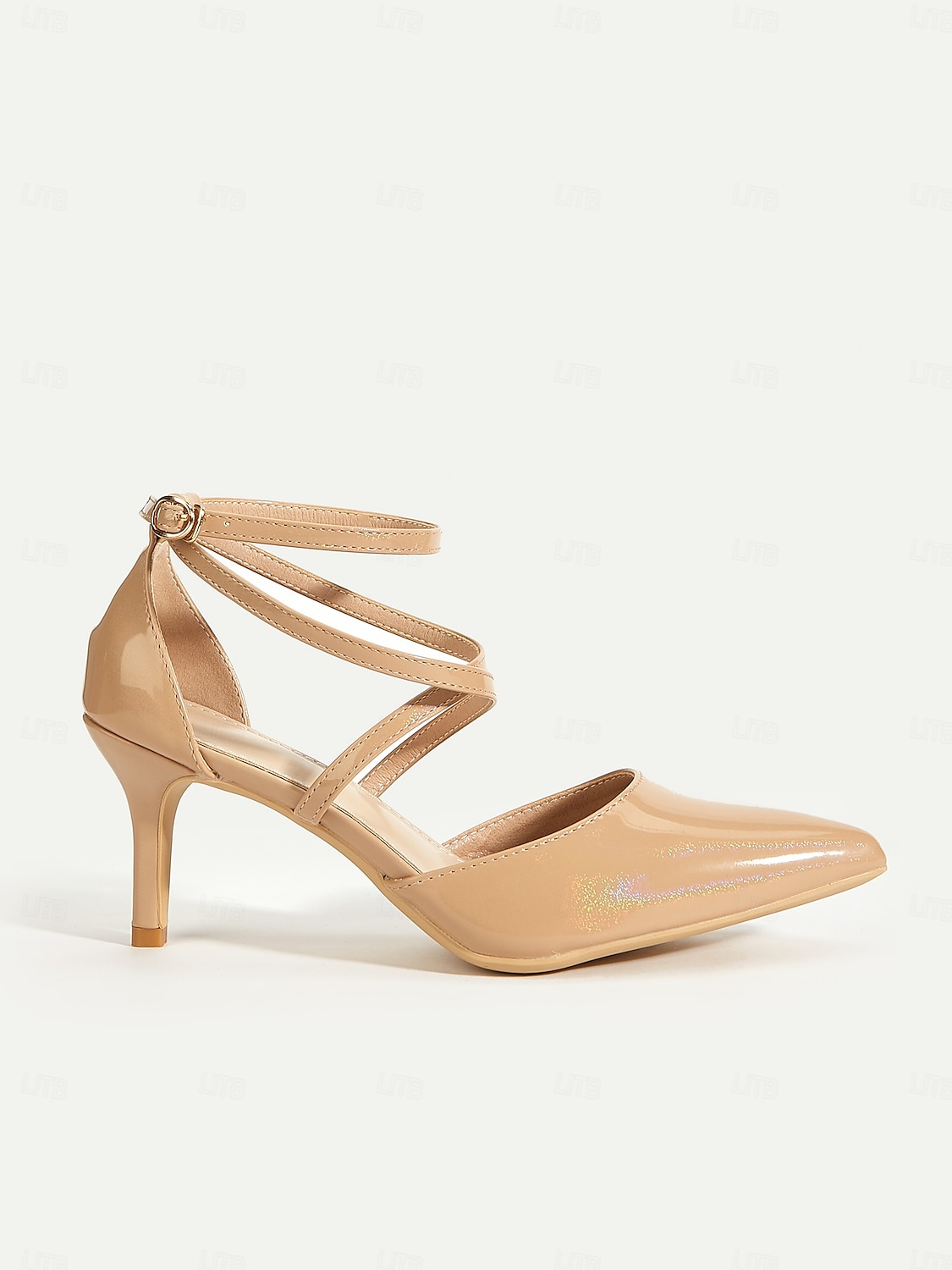 Naisten Korkokengät Päivittäin Satiinikukilla Stilettikorko Terävä kärkinen Muoti PU Loaferit Manteli Purppura 2025 - $46.99 –P4