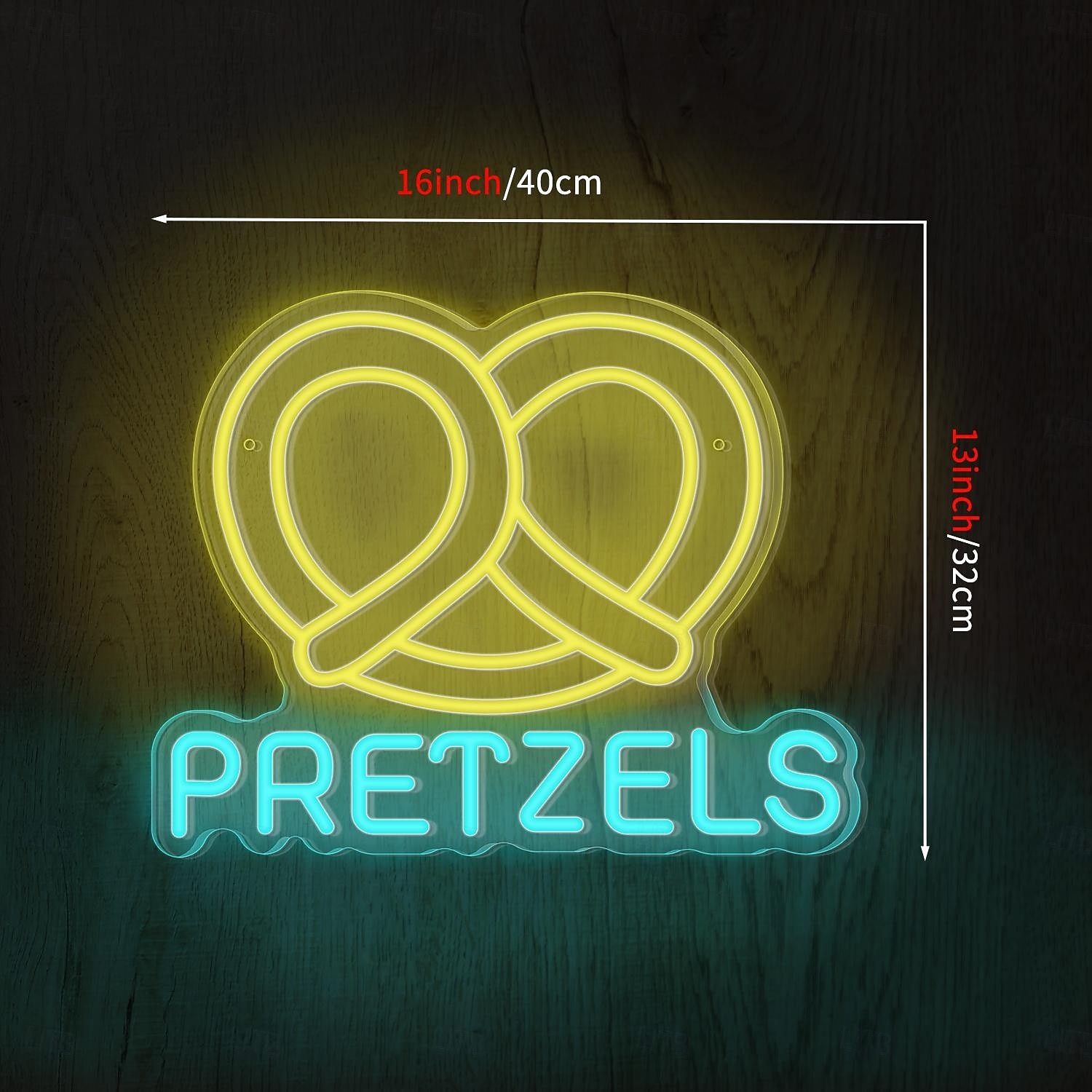 Oktoberfest Pretzels LED Neon Sign Light, Pretzels Neon Sign for Restaurant Wall Art, German Bakery Wall LED Decorations 2026 - $96.99 –P12