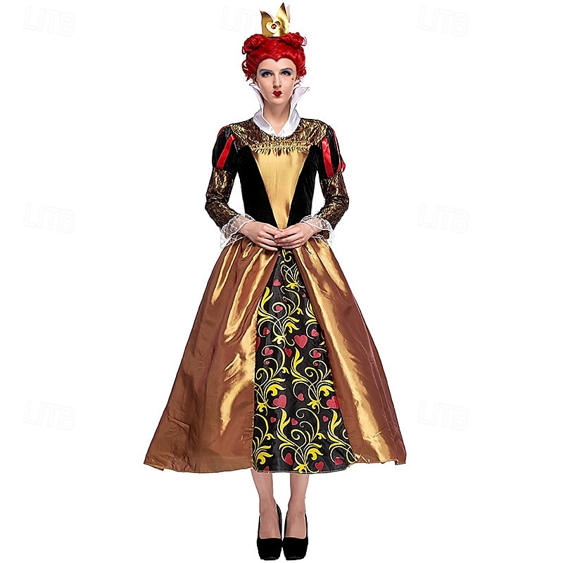 Alice in Wonderland Hartenkoningin Venijn Rode koningin Familiekostuums voor Halloween-groepen Kinderen Volwassenen Dames Voor meisjes Prestatie Feest Halloween Carnaval Makkelijk carnavalskostuum 2025 - $44.99 –P3
