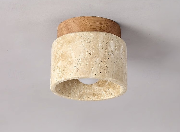 LED Ceiling Lights Warm White 1-Light Japanese Wabi Sabi Hotel Lobby Corridor Close to Ceiling Lighting Creative Restaurant Room Balcony Ceiling Lamp Fixtures 100-265V 2025 - $53.99 –P5