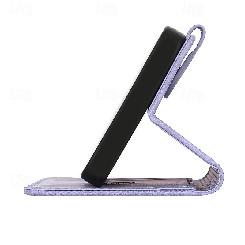 טלפון מגן עבור אייפון 16 iPhone 15 14 Pro Max Plus אייפון 13 12 11 Pro Max Mini מארז כרטיס ארנק מגנטי עם רצועת יד רגלית פרפר תבנית גאומטרית TPU עור PU 2025 - $17.99 –P8
