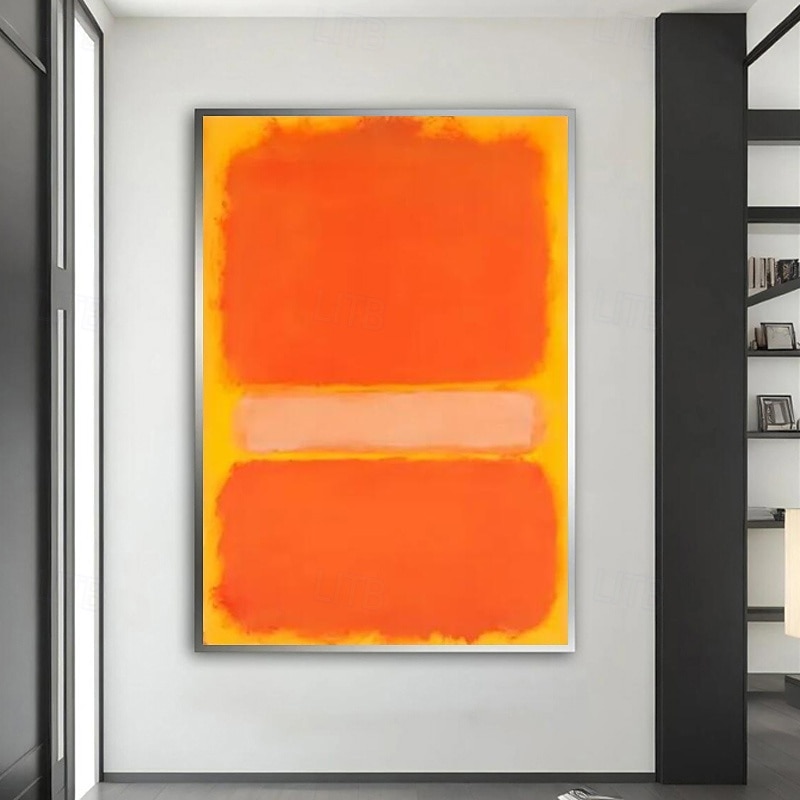 ręcznie robione kopie obrazów na płótnie marki rothko nowoczesne obrazy dekoracje ścienne do salonu obrazy do sypialni obrazy na płótnie kuchennym rozciągnięta rama gotowa do powieszenia 2025 - $139.99 –P12