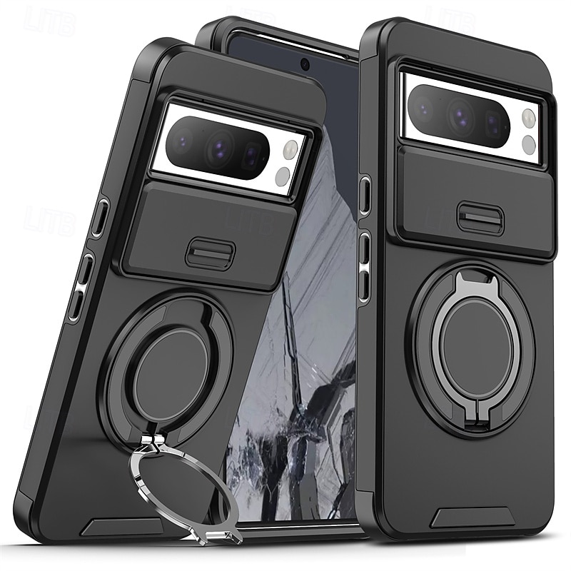 τηλέφωνο tok Για Pixel 7 Pixel 7 Pro Πίσω Κάλυμμα Βάση δαχτυλιδιών Ανθεκτική σε πτώσεις Πανοπλία PC 2025 - $14.99 –P1