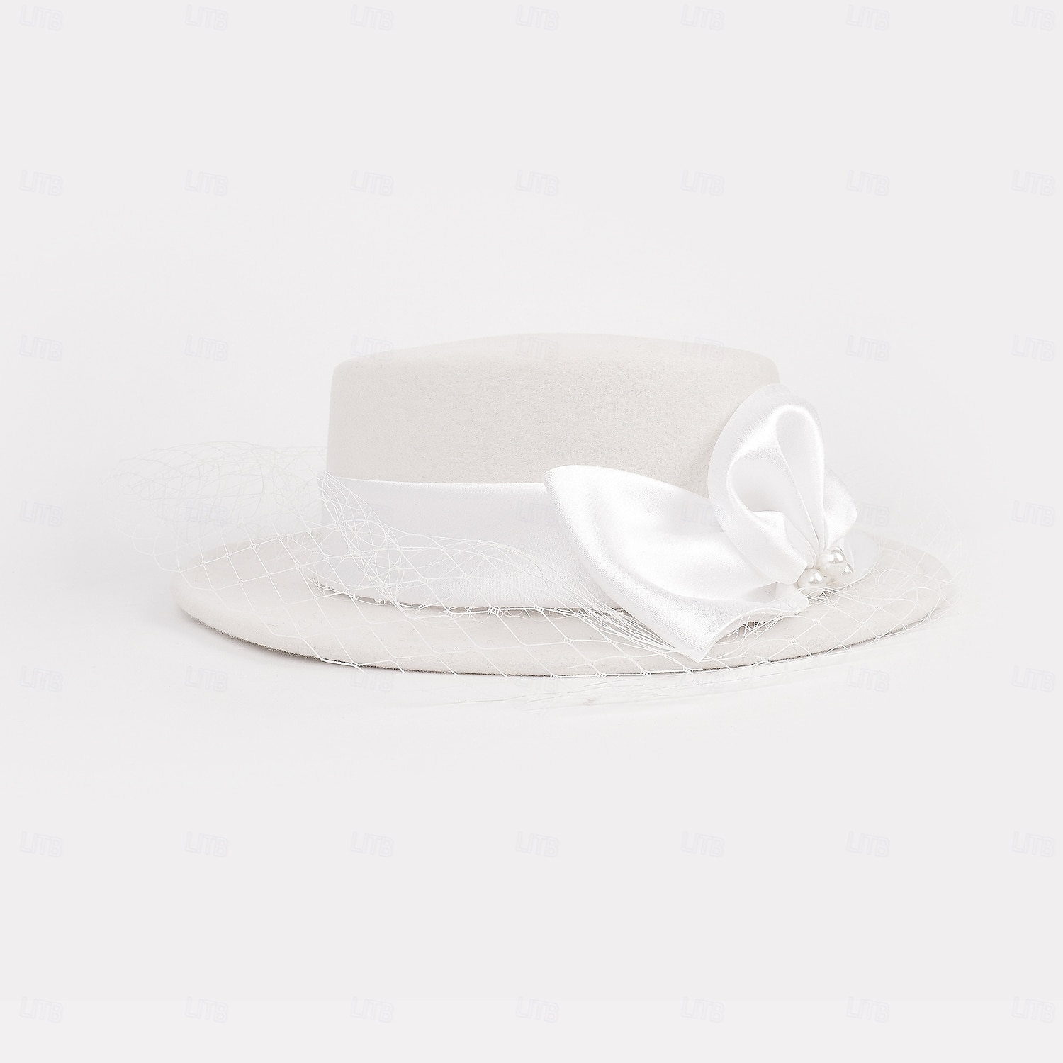 Hatter 100% Ull Bowlerhatter Solhatt Bryllup Aftenselskap Elegant Bryllup Med Kasket Tvinning Hodeplagg Hodeplagg 2025 - $50.99 –P9