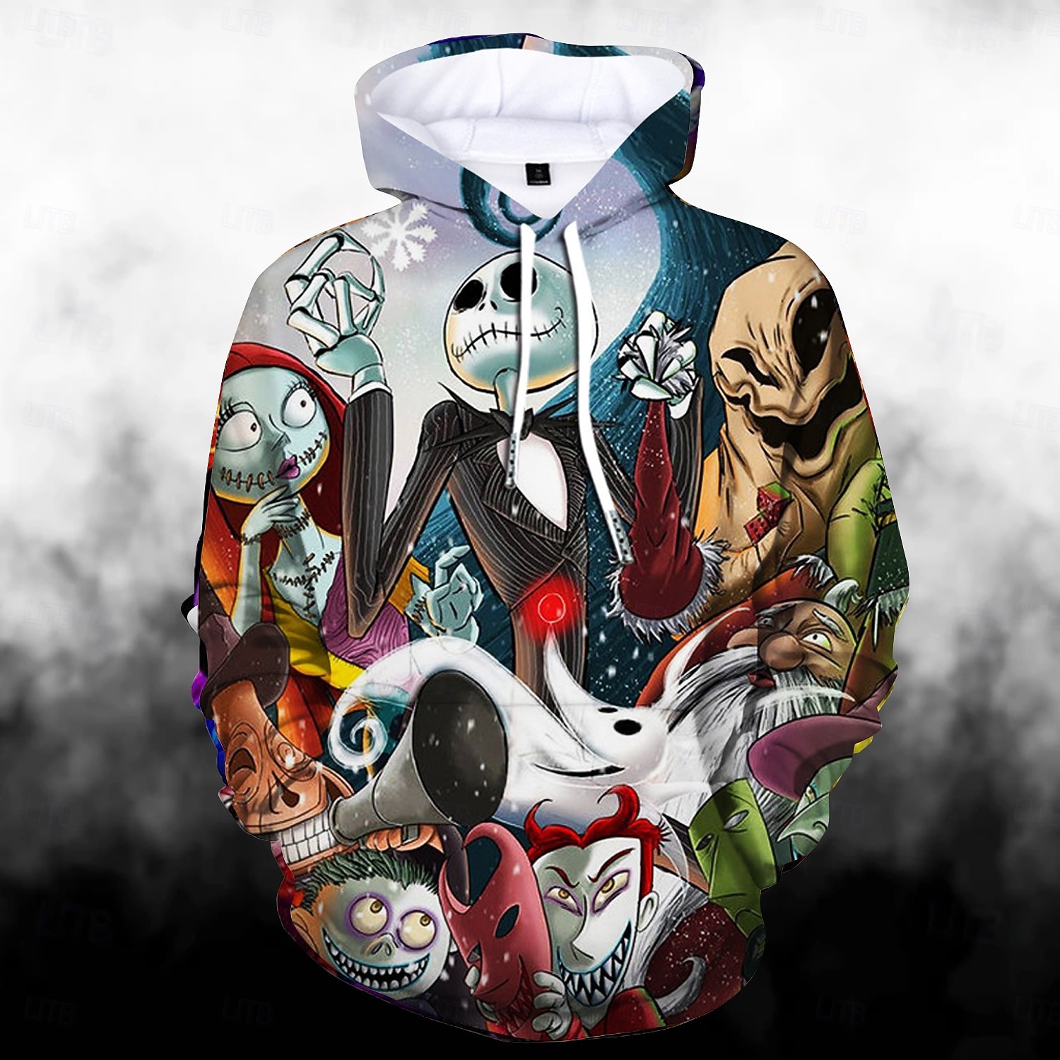 předvečer Všech svatých Kostlivec Kapuce Pullover Vtipná vánoční mikina s kapucí Tisk 3D Přední kapsa Grafika Pro Pro páry Pánské Dámské Dospělé předvečer Všech svatých Karneval Plesová maškaráda 3D 2025 - $29.99 –P7