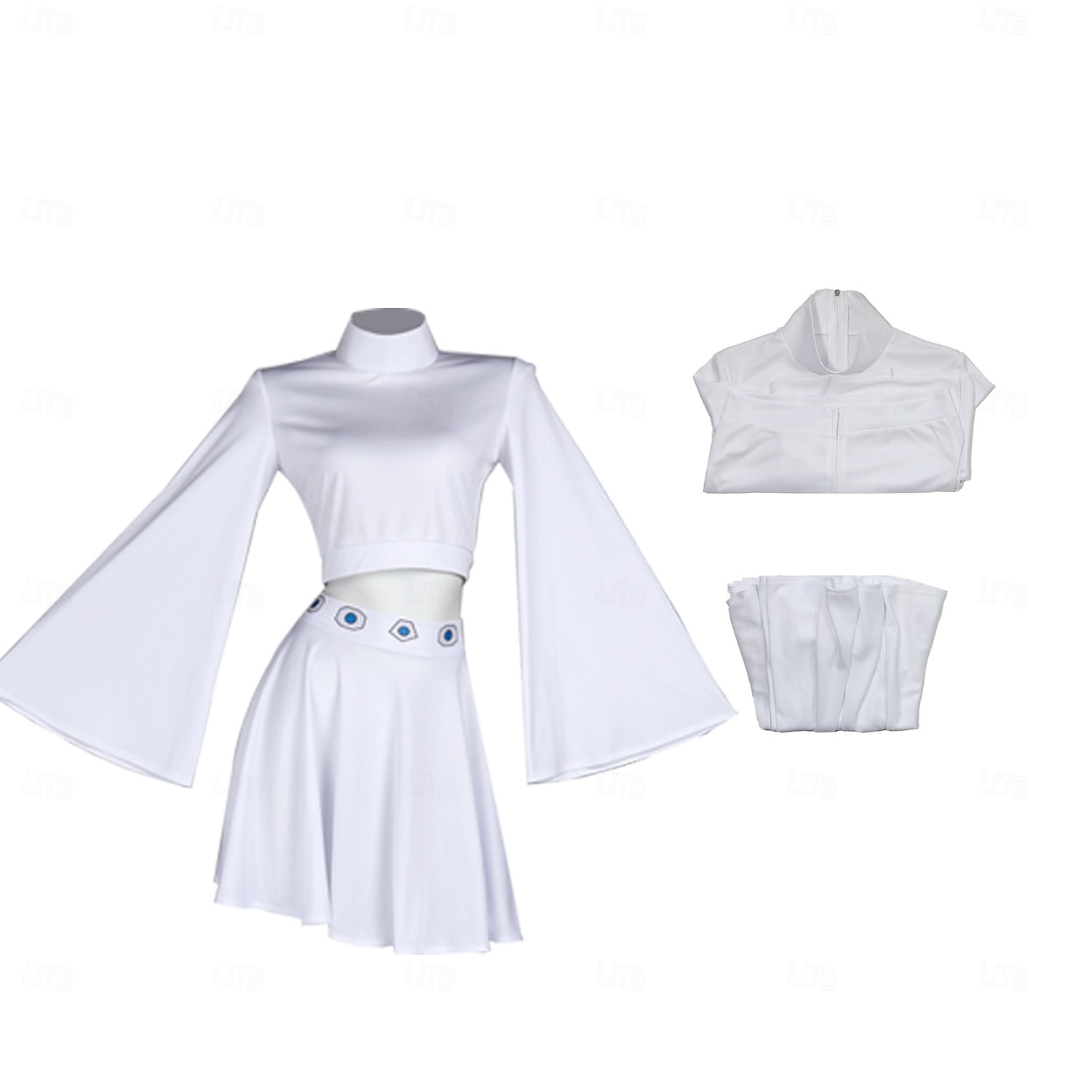 Hvězdné války Princezna Leia Organa z Alderaanu Cosplay kostým Úbory Cosplay kostým Filmové kostýmy for Dámské Dospělé Karneval Večírek loučení se svobodou nevěsty 2025 - $60.99 –P9