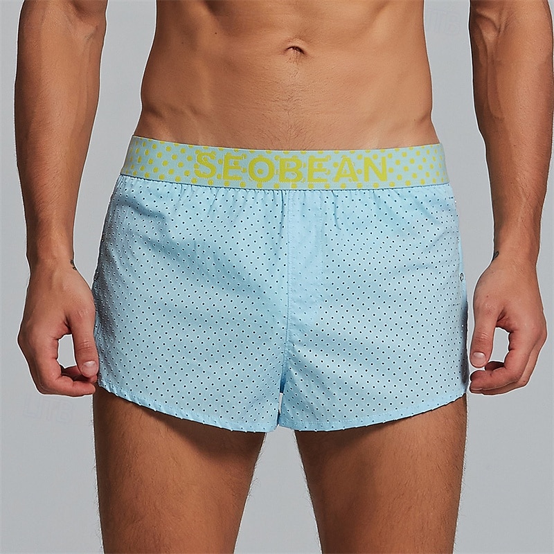 Herren 1 pc Unterwäsche Boxer Boxer-Shorts 100% Baumwolle Atmungsaktiv Weich Komfortabel Buchstabe Mittlere Hüfthöhe Schwarz Rosa 2025 - $16.49 –P2