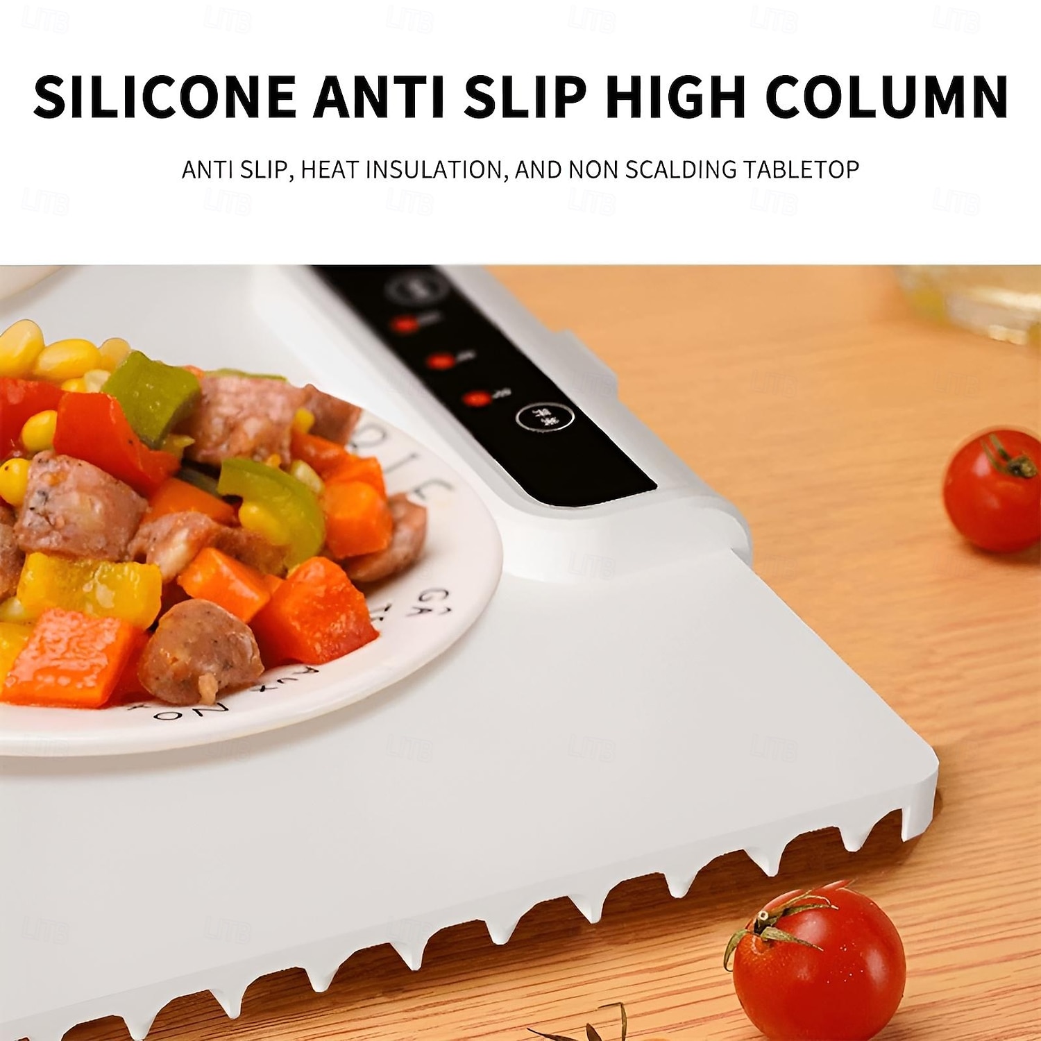 tappetino scaldavivande regolabile scaldavivande vassoio riscaldante elettrico in silicone per alimenti riscaldamento completo della superficie vassoio riscaldante in silicone nanomateriale del 2025 a $59.99 –P5