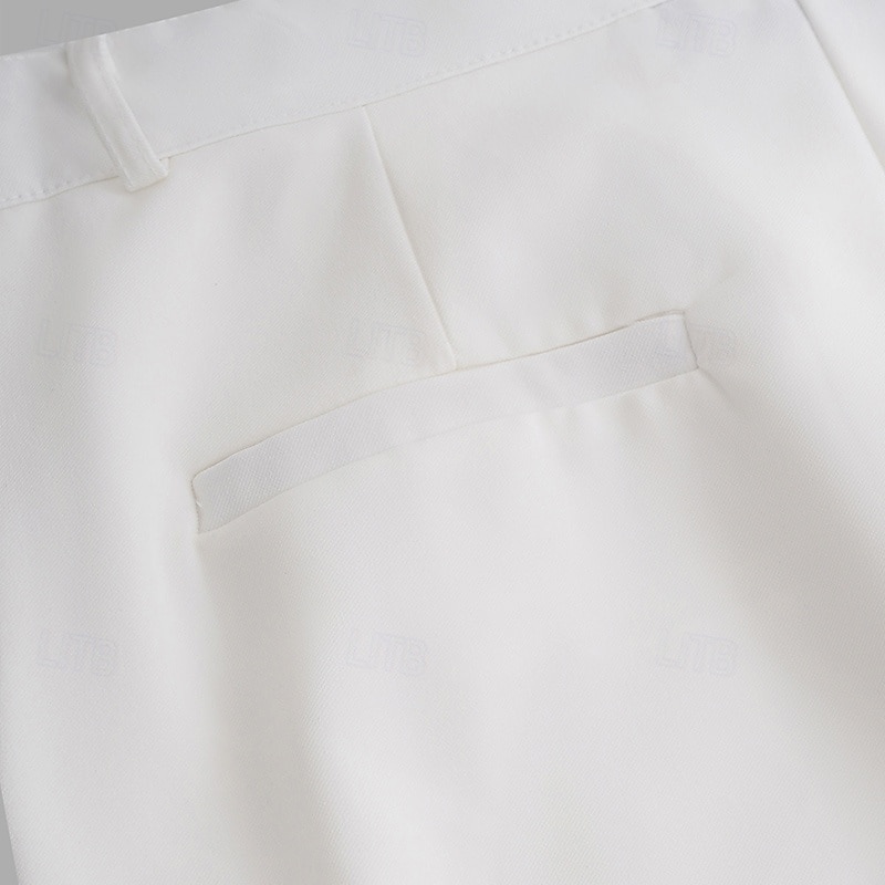 Per uomo Pantaloni Pantaloni Eleganti Pantaloni casual Pantaloni da Abito Tasca Frontale Gamba Dritta Semplice Comodità Traspirante Lunghezza intera Matrimonio All'aperto Feste Elegante Moda Nero del 2026 a $29.99 –P6