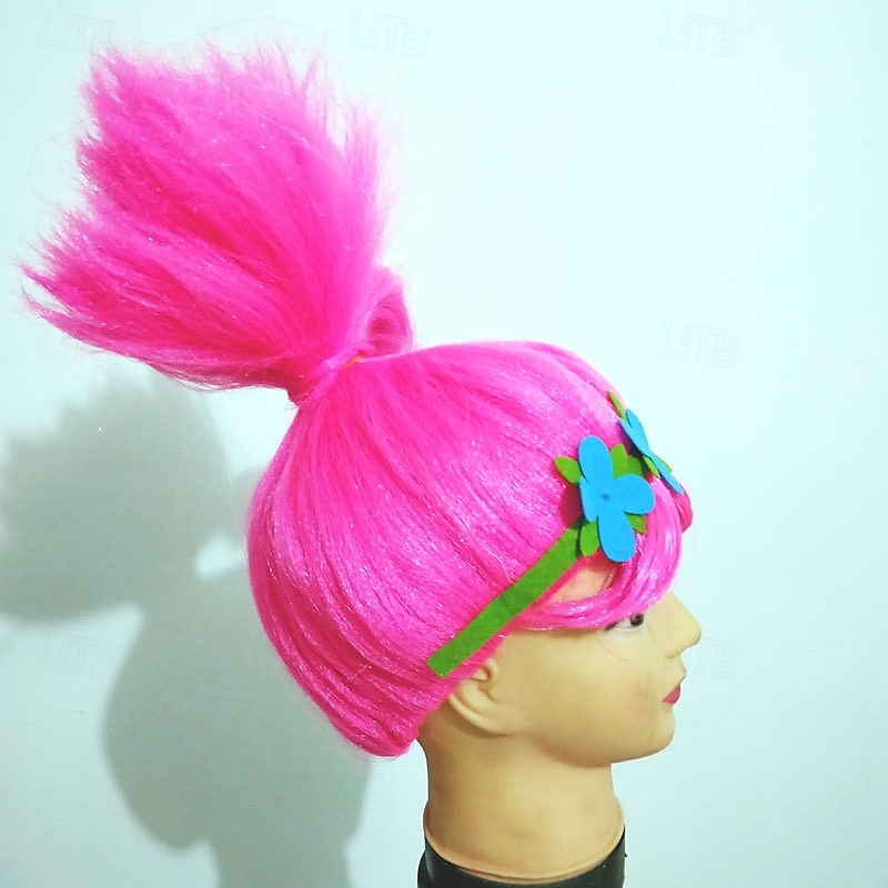 Fashion Trolls Magic Hair Elf Bobby Princess Troll Wig Masquerade Cosplay Holiday Wig Anime Cosplay 2025 - $11.99 –P5