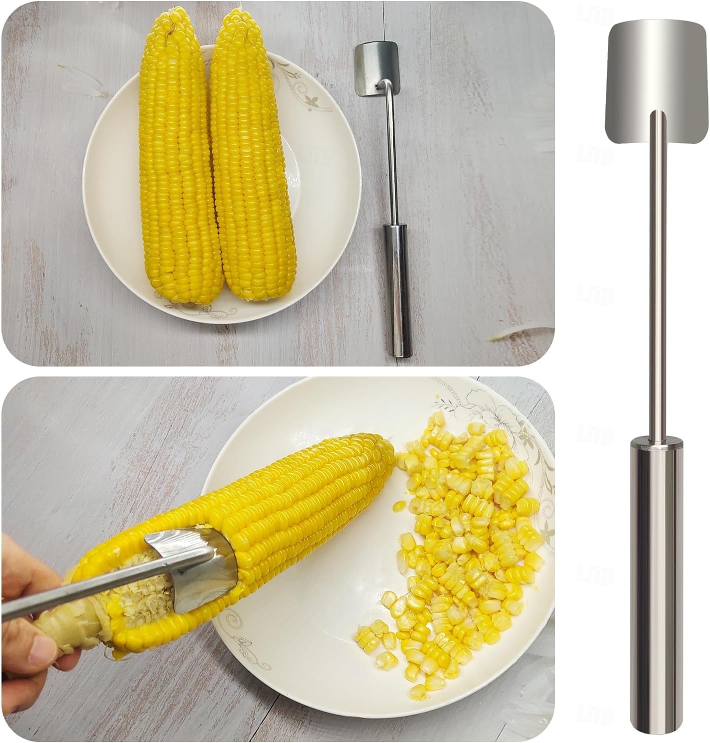 Corn Peeler, Corn on the Cob Remover, Fast and Safe, Suitable for Home Kitchens, Restaurant Chefs, Outdoor Dining Enthusiasts 2025 - $11.99 –P4