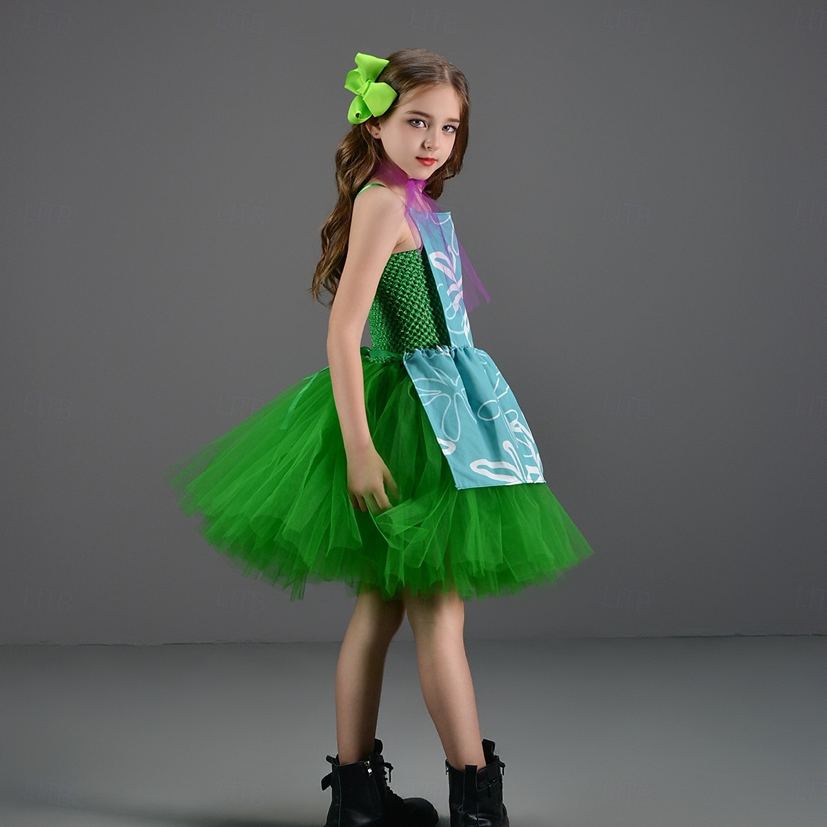 Inside Out 2 Principessa Disgusto GIOIA Abiti Costume Tutu Cosplay Cosplay di film for Ragazze Bambini Giornata universale dell'infanzia Mascherata Festa / Sera del 2025 a $31.99 –P5