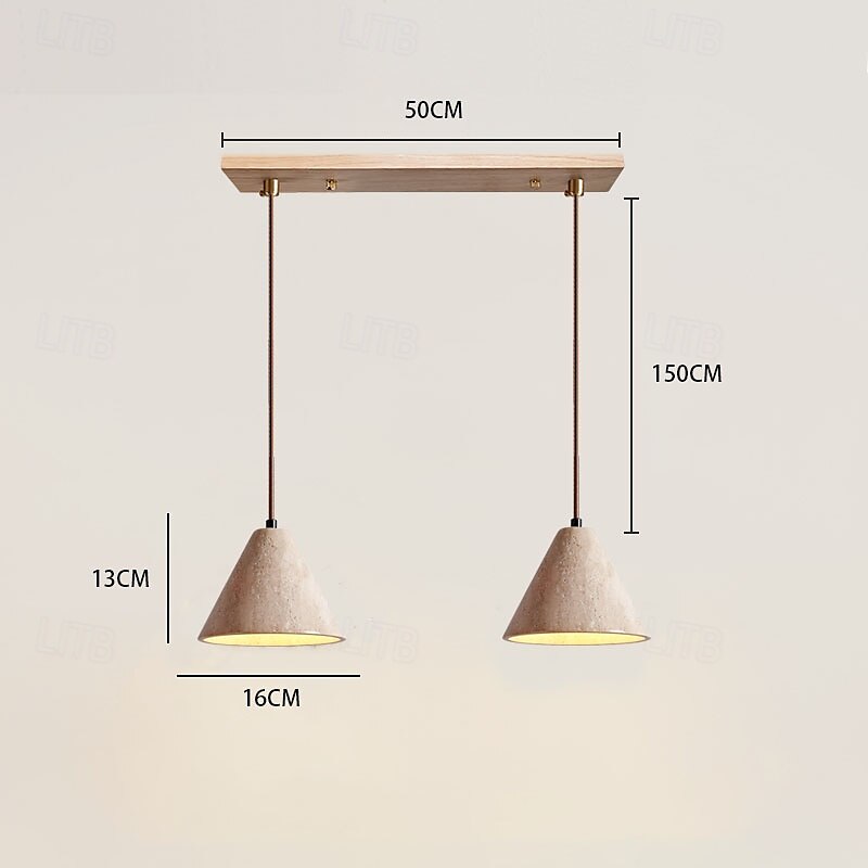 lampada a sospensione a led bianco caldo 1/2/3/4 luci postmoderna moderna nordica illuminazione a sospensione in metallo semplice paralume affusolato ristorante lampada a sospensione per isola cucina del 2025 a $168.99 –P2