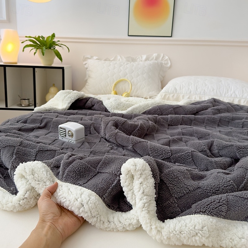Wolldecke – warm und atmungsaktiv für ganzjährigen Komfort – aus hochwertiger Wolle gefertigt für Langlebigkeit – perfekt zum Übereinanderlegen, Kuscheln oder um Ihrem Raum eine gemütliche Note zu verleihen 2025 - $31.99 –P6