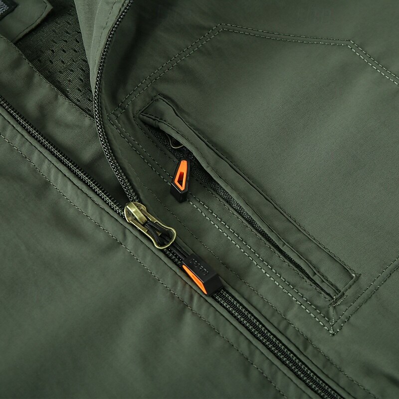 Men's Hiking Jacket Outdoor Windproof Lightweight Jacket Windbreaker Jacket Traveling Black Yellow Army Green Red Khaki 2025 - $26.39 –P3